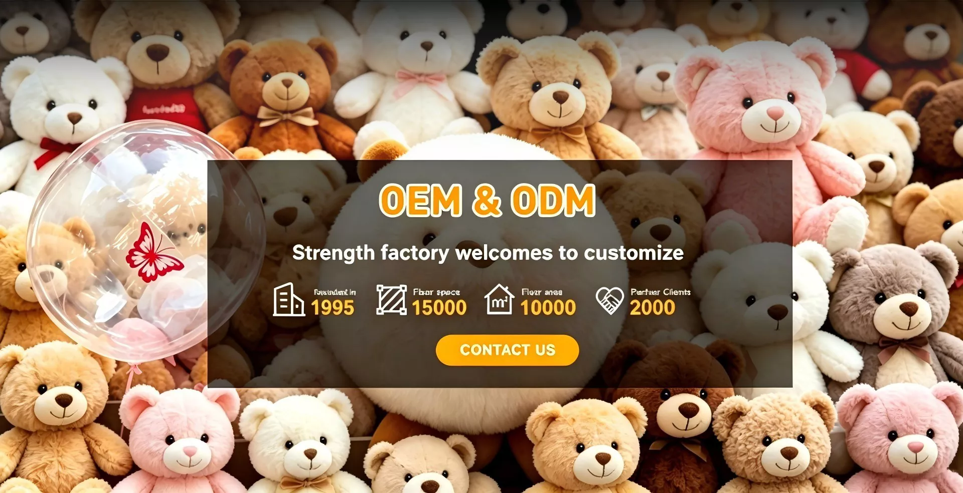 China OEM&ODM Plüschtierfabrik