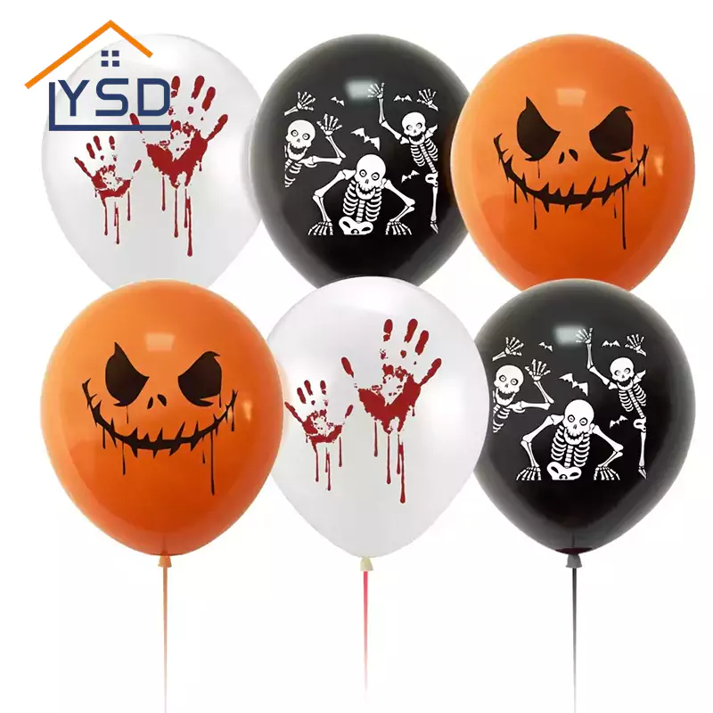 Bedruckte Halloween-Latexballons