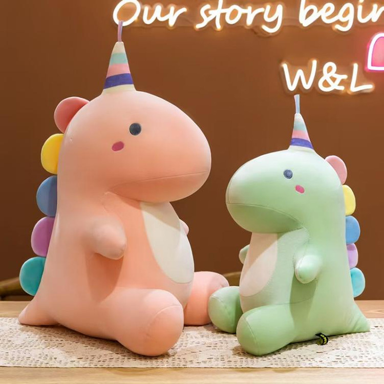 Non-shedding Candy Dinosaur Plush Toy