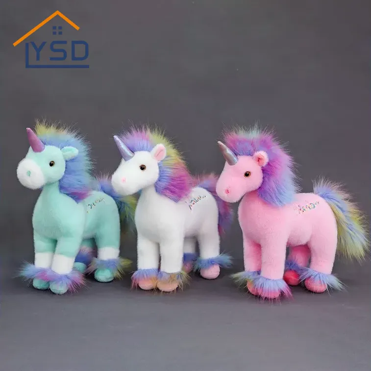 Regenbogen-Einhorn-Plüschspielzeug